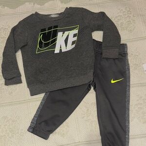 Nike Kids Dark Gray Sweatshirt and Joggers Set